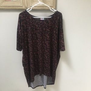LuLaRoe Irma High-Low Tunic Top – Women’s Medium (8-10)